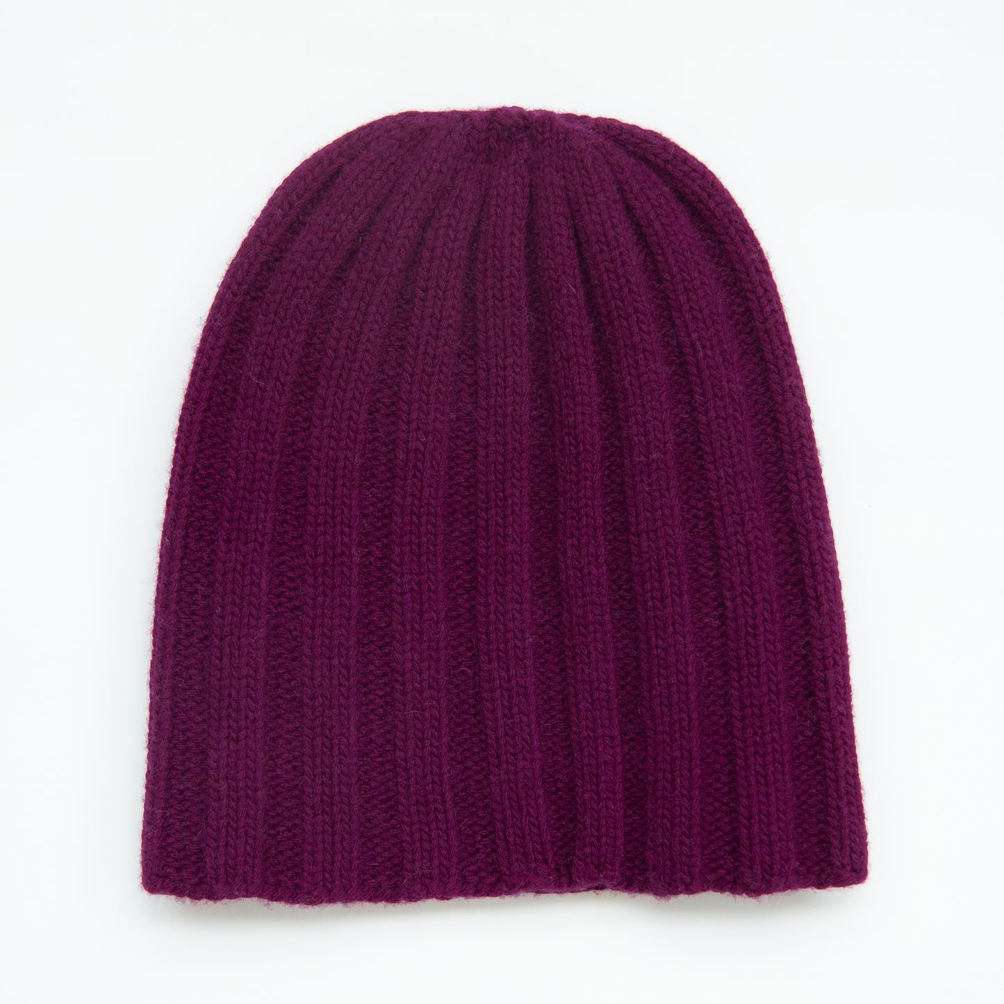 Cashmere Mix Ribbed Beanie