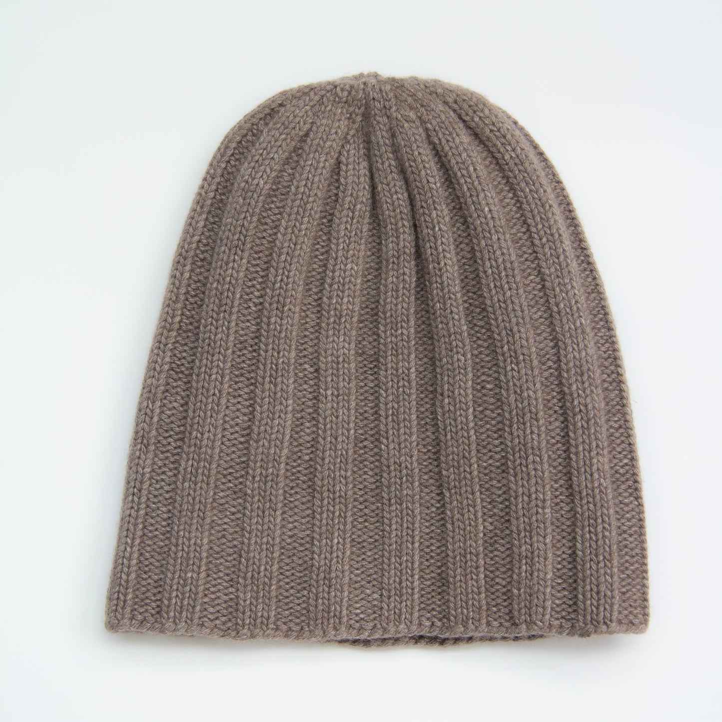 Cashmere Mix Ribbed Beanie