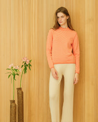 Orange and Beige