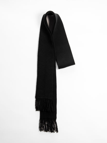 Cashmere Mix Fringed Scarf