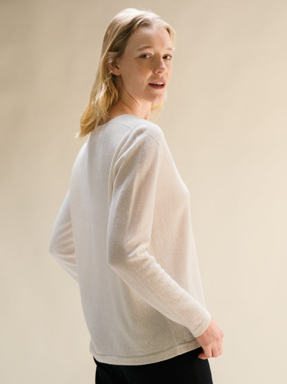 Cashmere Mix V-Neck (3D-Knit)