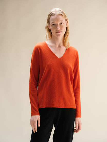 Cashmere Mix V-Neck (3D-Knit)