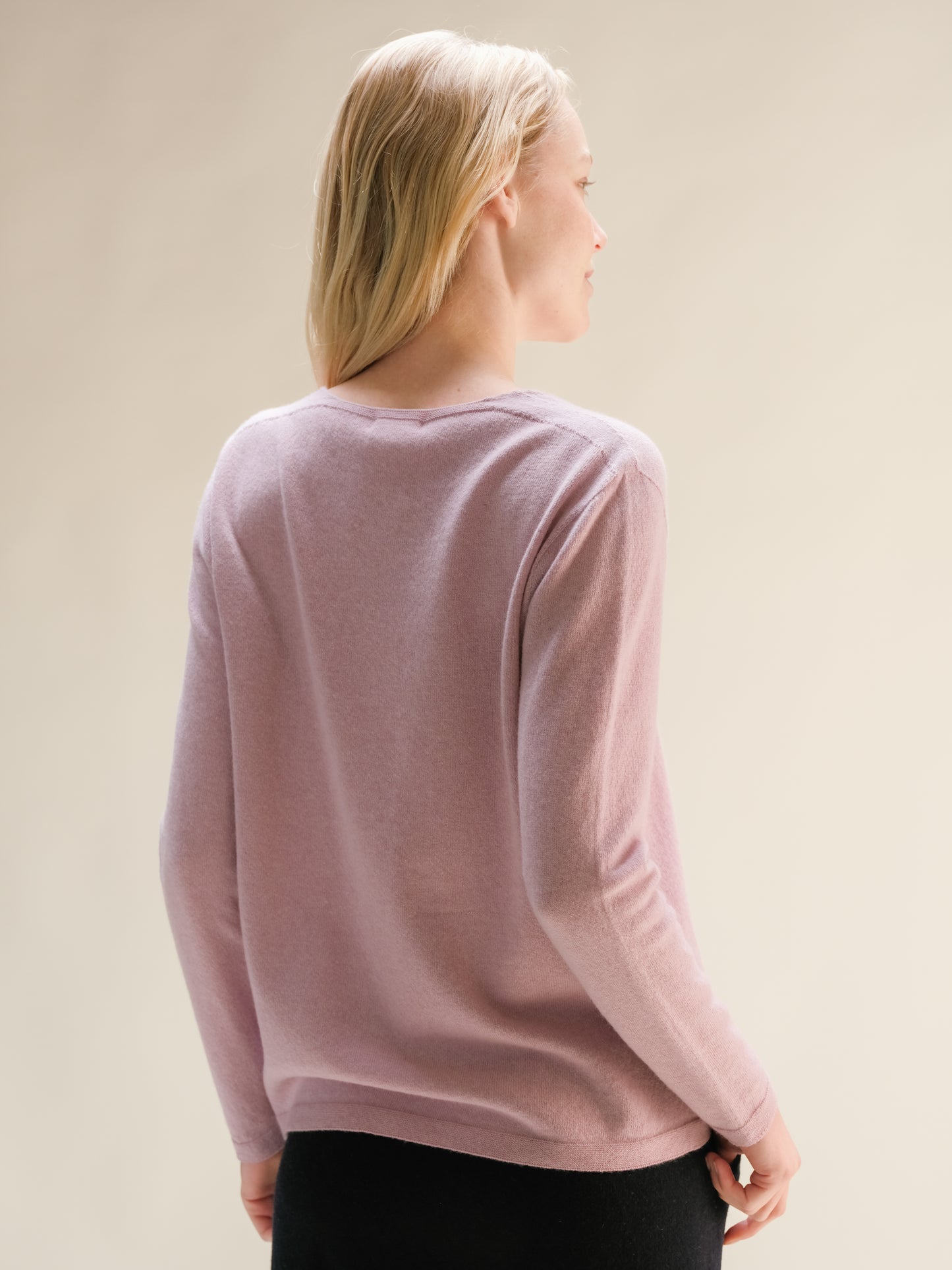 Cashmere Mix V-Neck (3D-Knit)