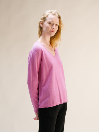 Cashmere Mix V-Neck (3D-Knit)