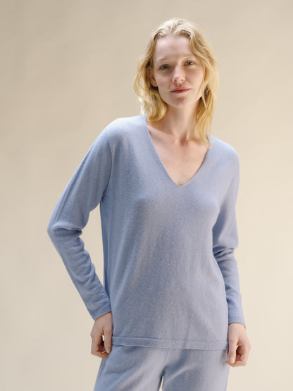 Cashmere Mix V-Neck (3D-Knit)