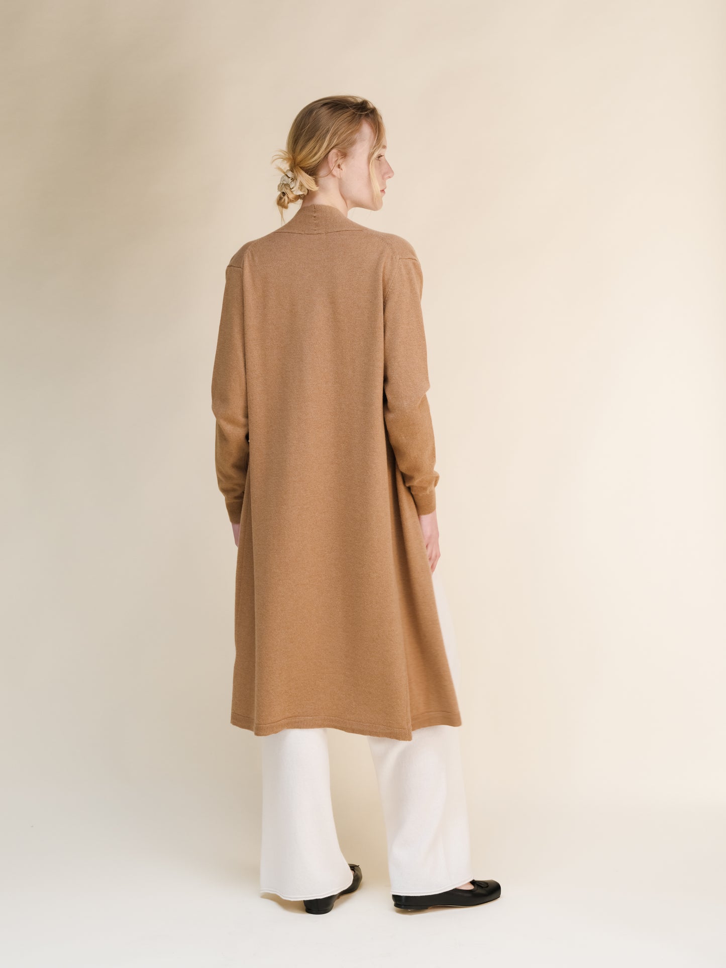 Cashmere Mix Long Cardigan