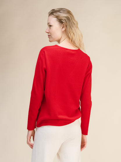 Cashmere Mix V-Neck (3D-Knit)