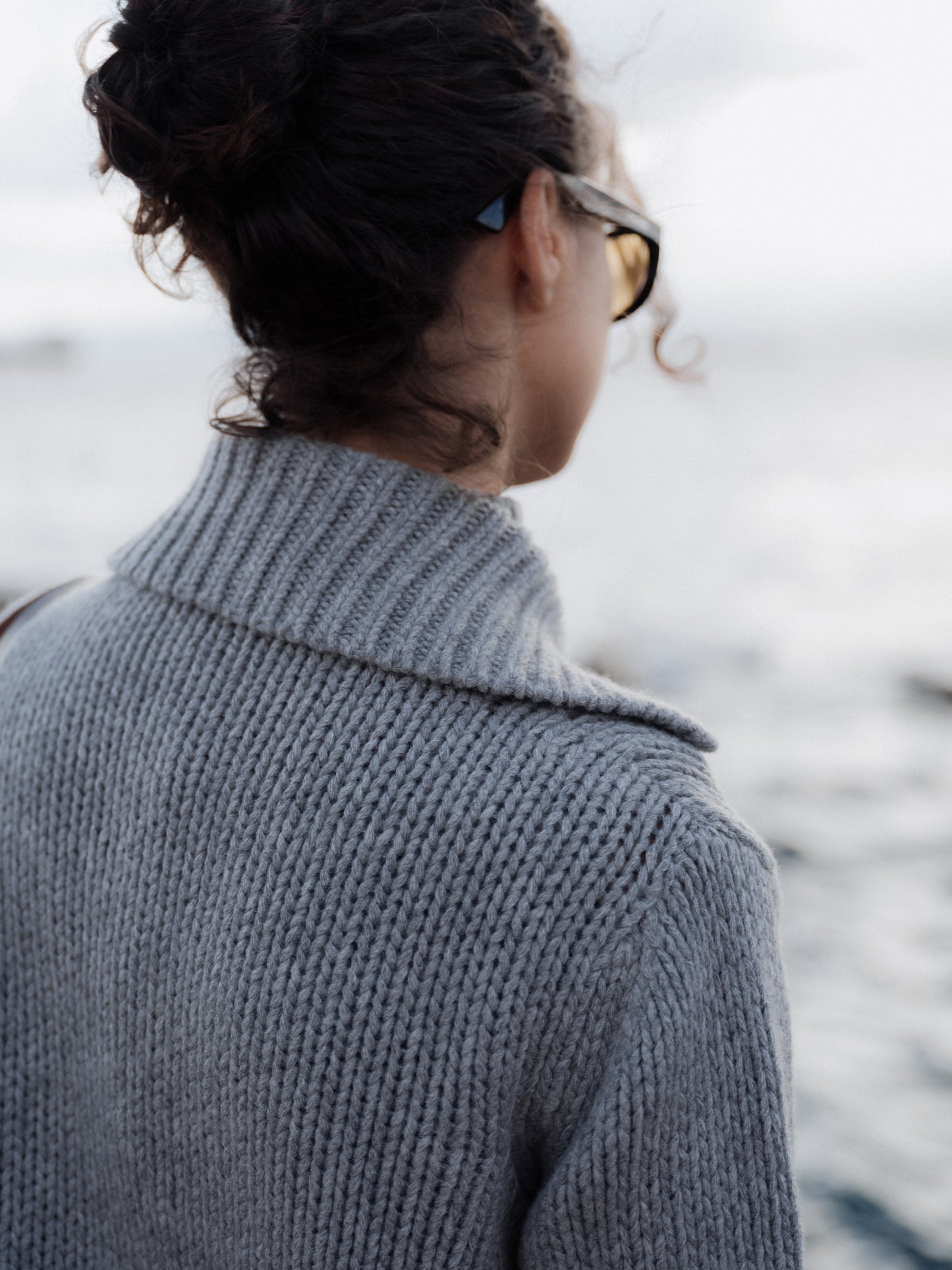 Cashmere Mix Chunky Cardigan