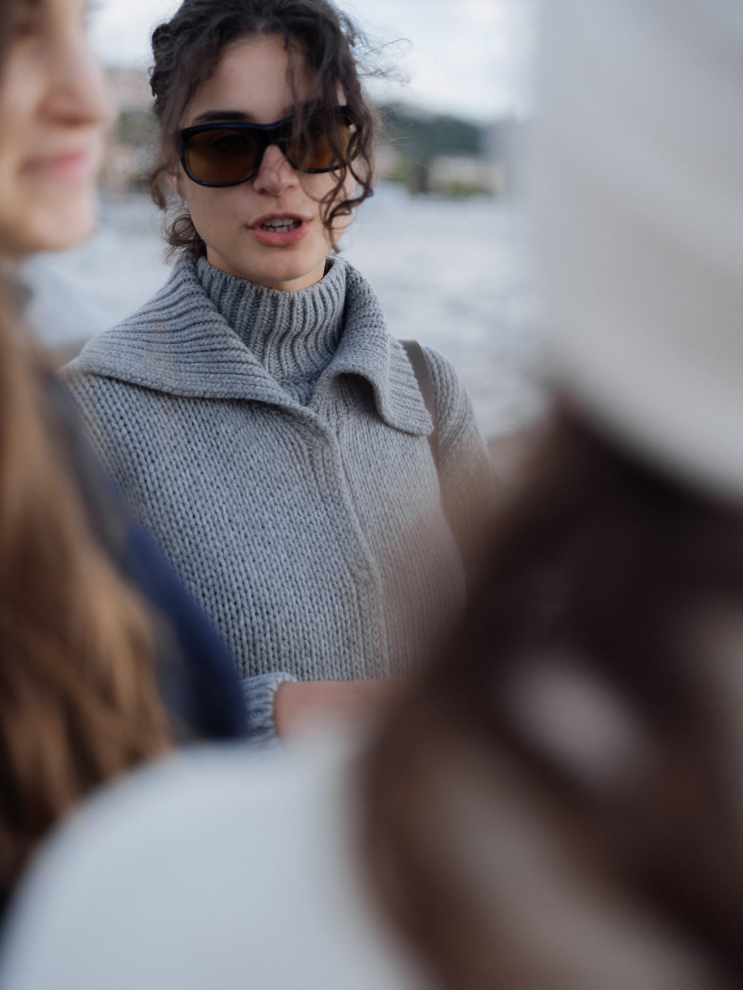 Cashmere Mix Chunky Cardigan