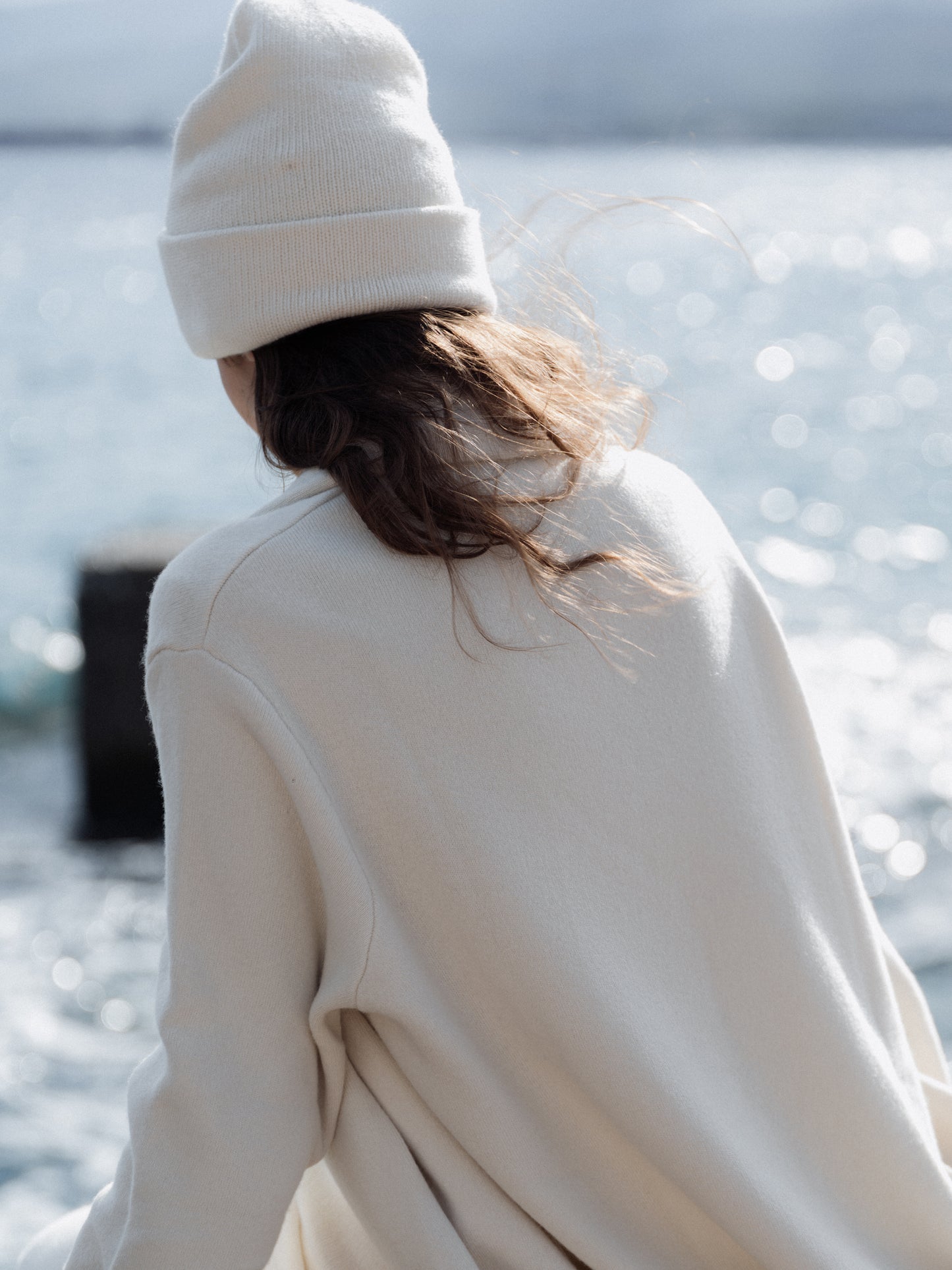 Cashmere Mix Double Knit Beanie