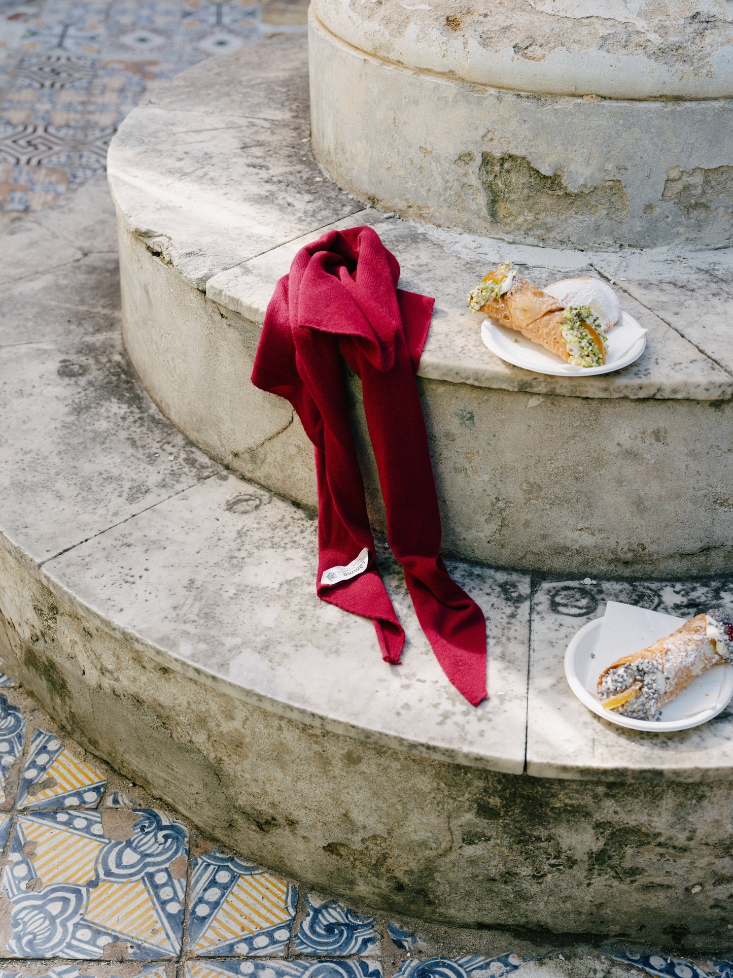 Cashmere Mix Triangle Scarf