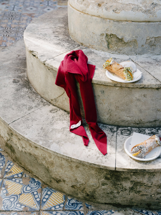 Cashmere Mix Triangle Scarf – Lèmme, made in Italy