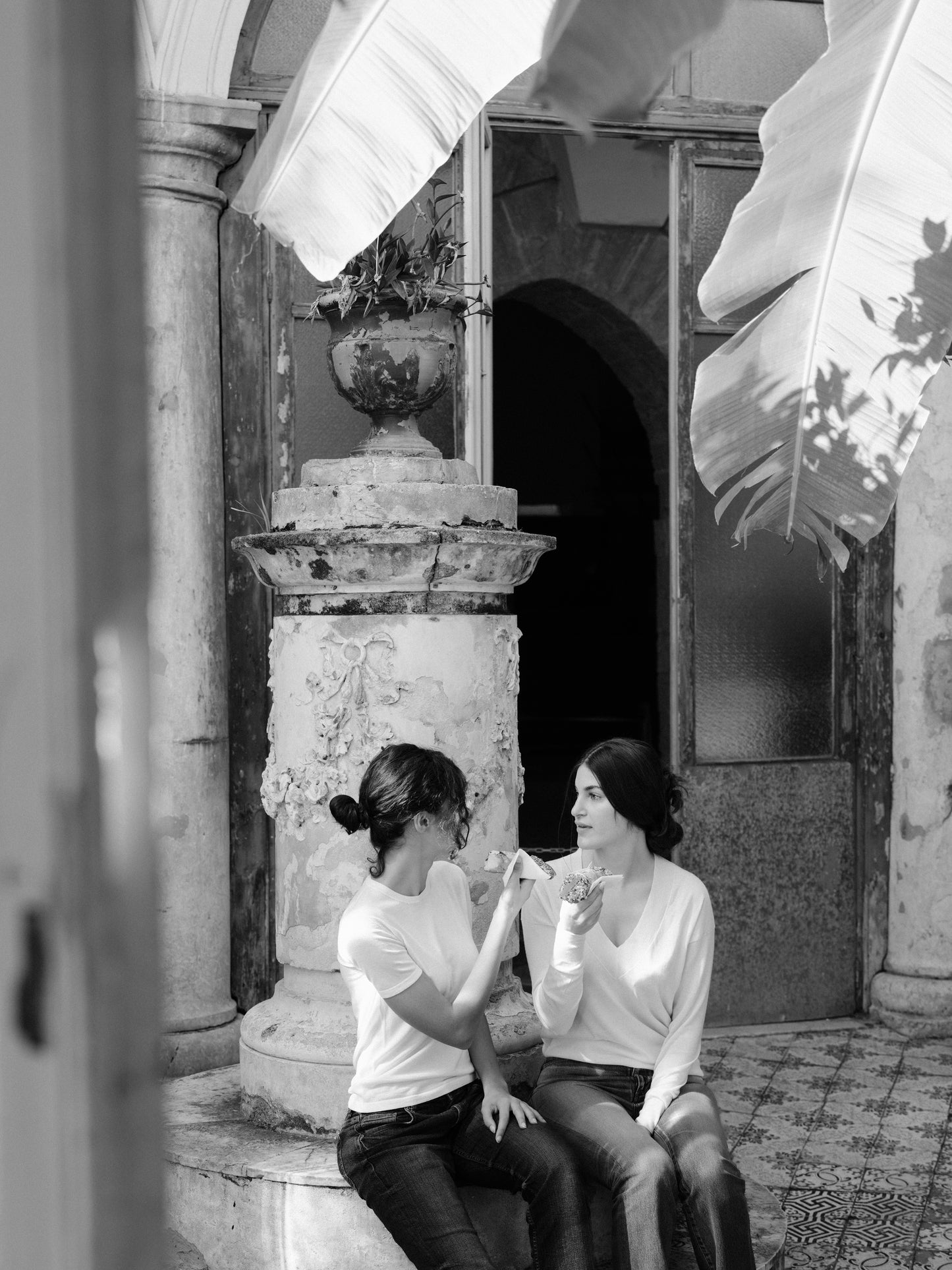 Merino & Silk V Neck Sweater