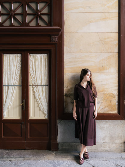 Extra Fine Merino Wool A-Line Skirt (3D-Knit)