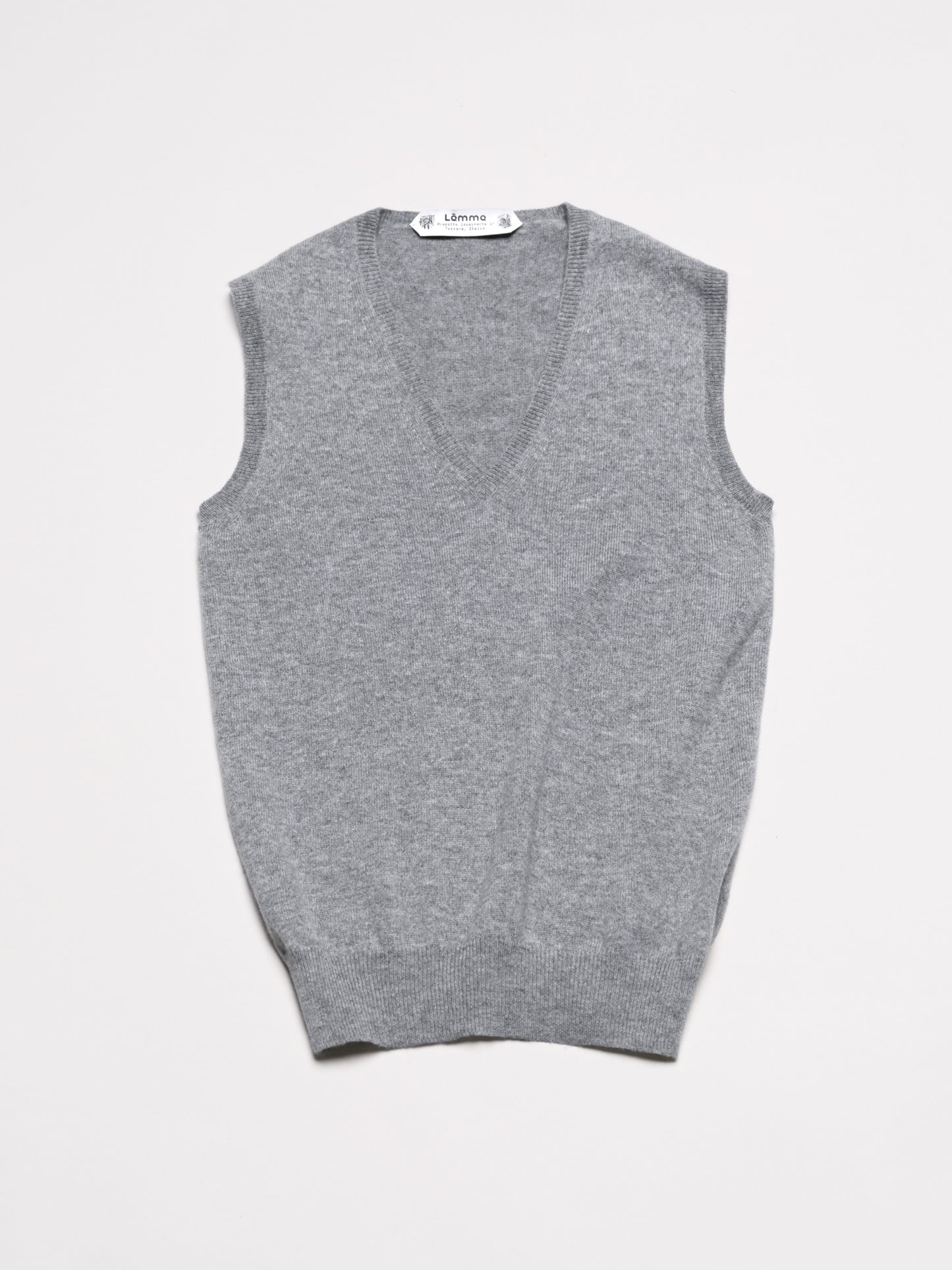 Pure Cashmere V-Neck Tank Top