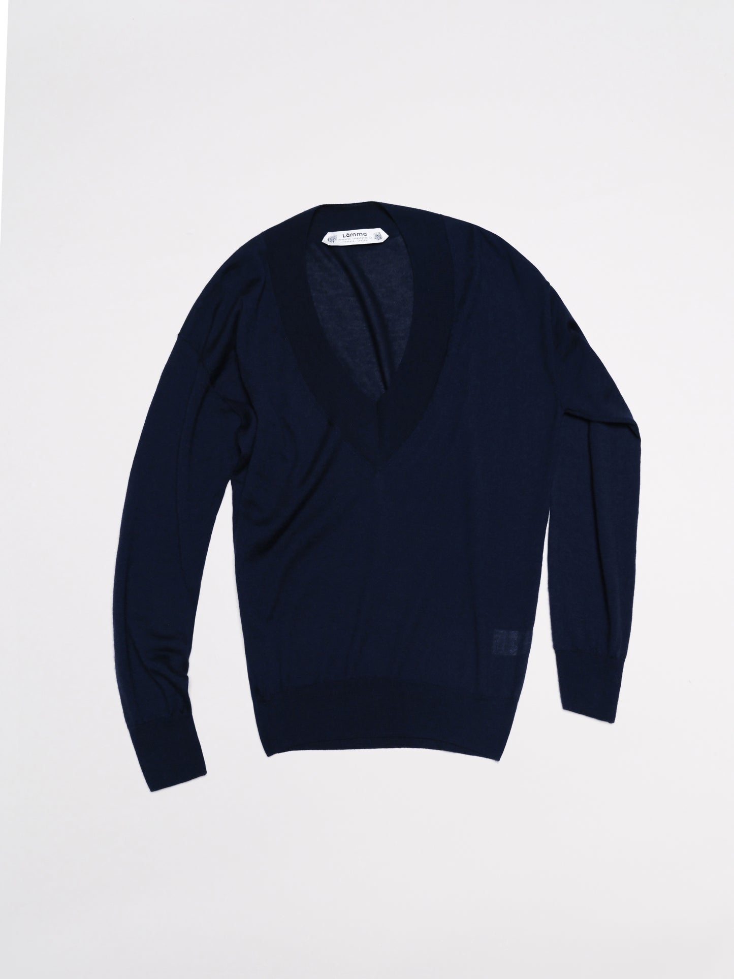 Merino & Silk V Neck Sweater