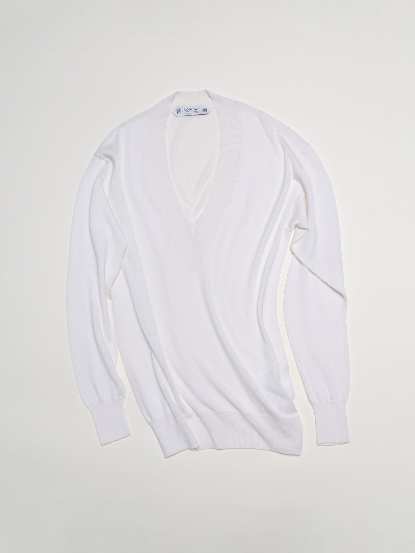 Merino & Silk V Neck Sweater
