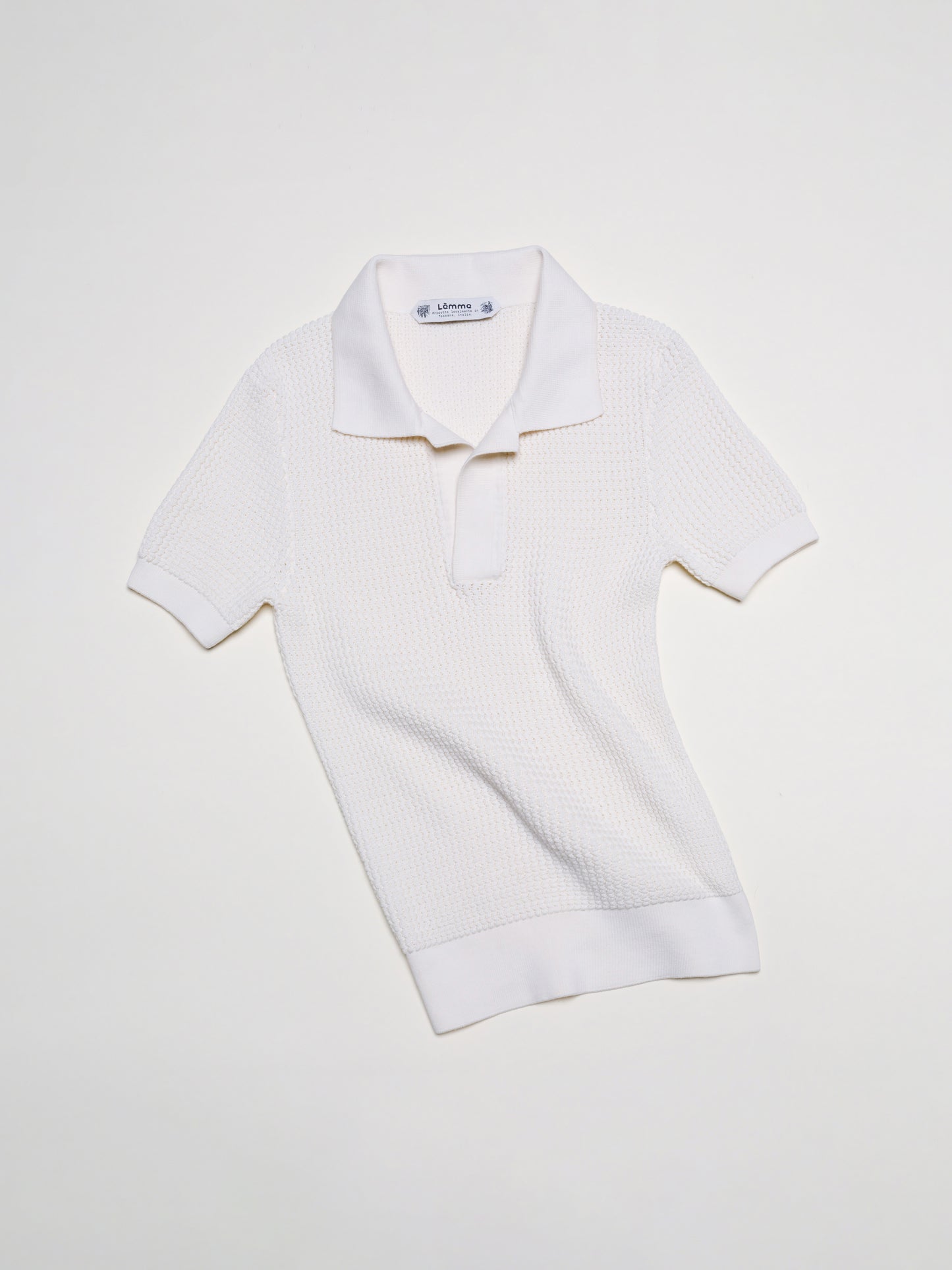 Cotton Crochet Polo