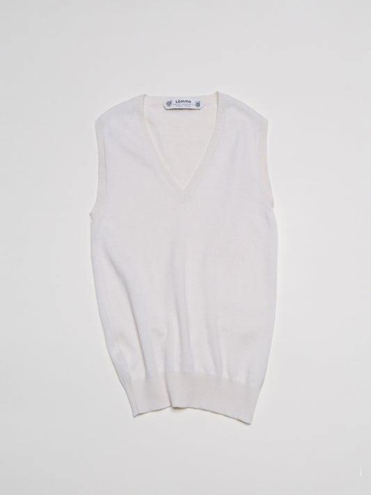 Pure Cashmere V-Neck Tank Top