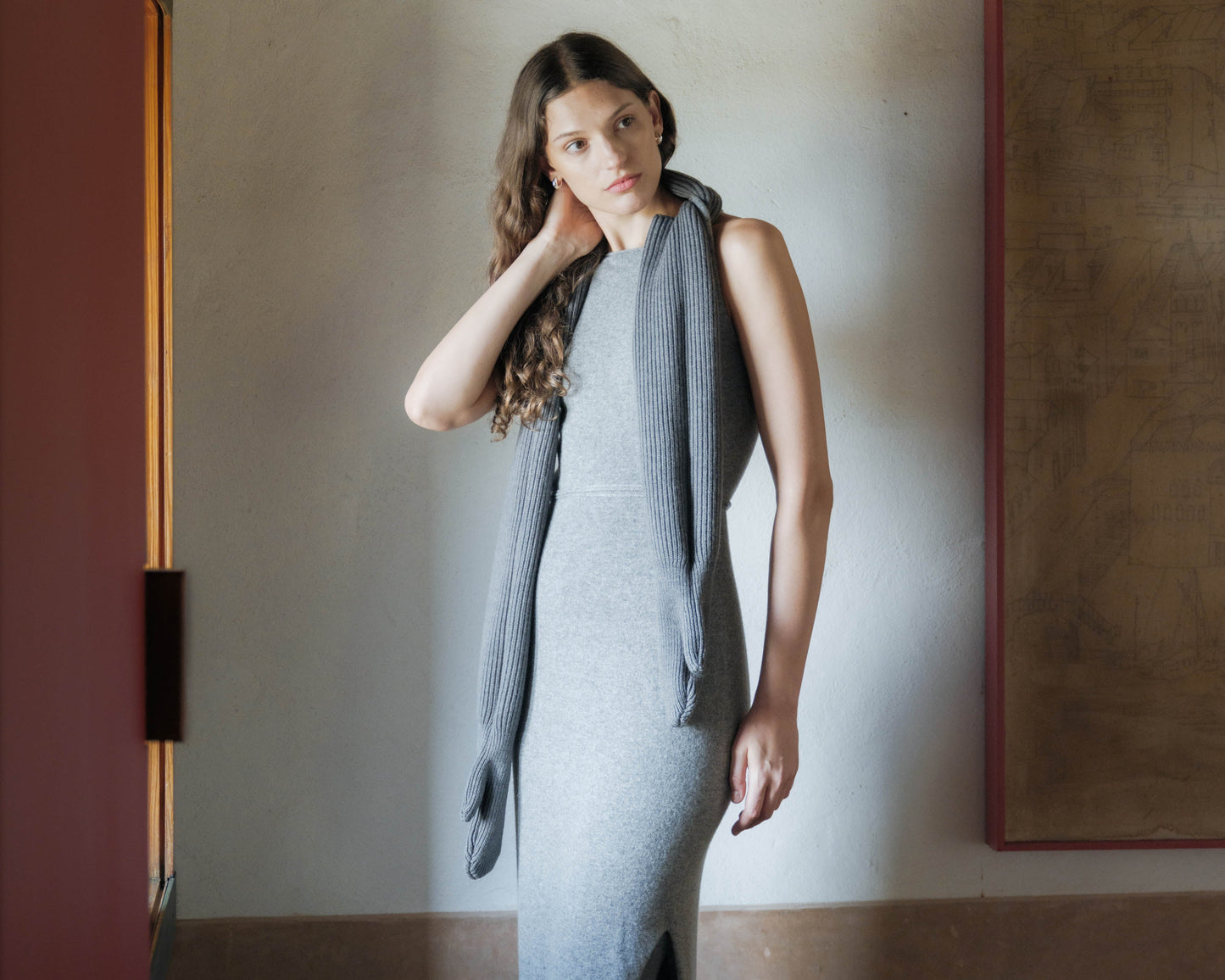 Extra Fine Merino Wool Convertible ScarfGlove