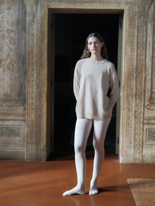 Pure Cashmere Maxi Crewneck