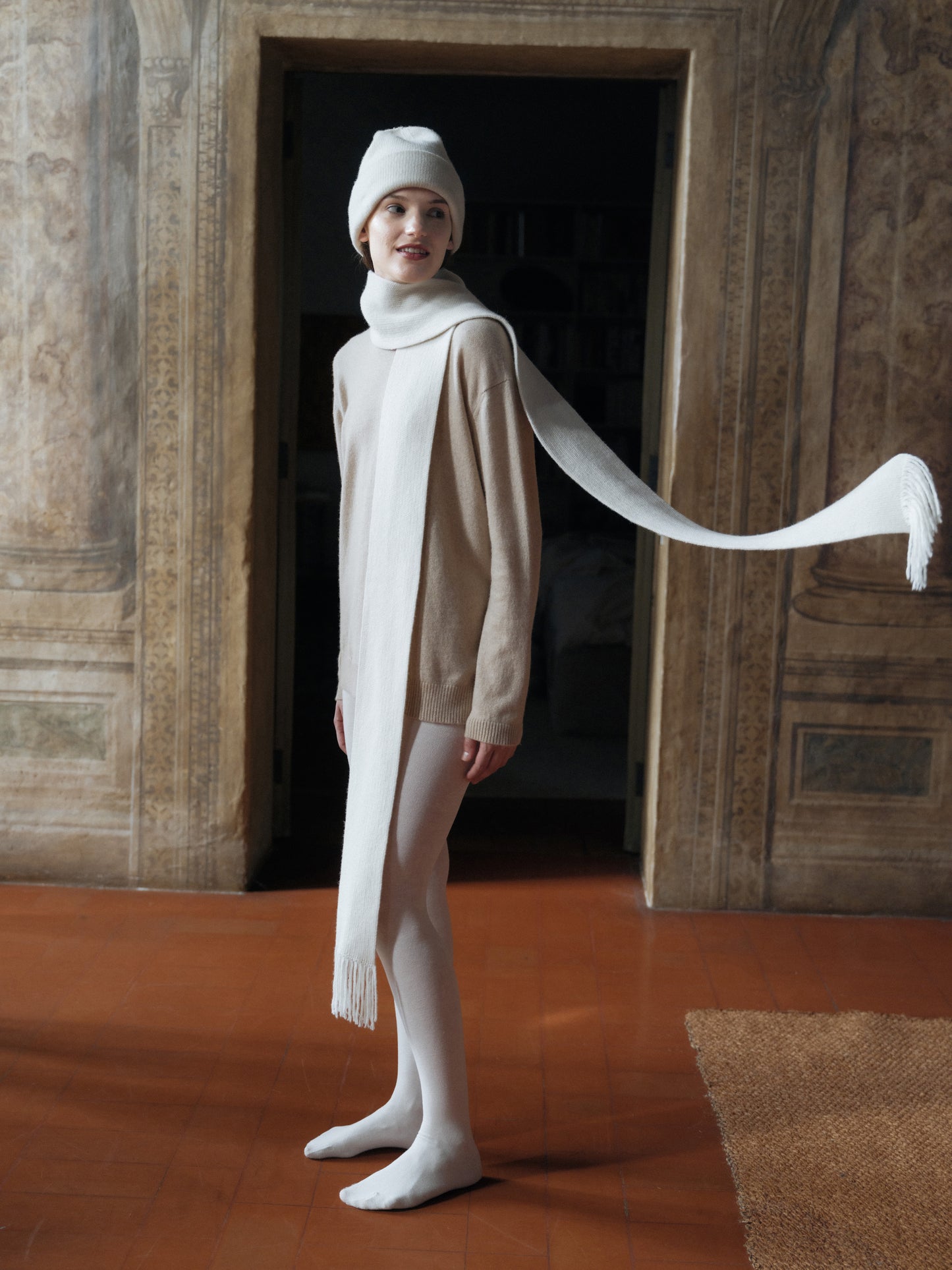 Pure Cashmere Maxi Crewneck