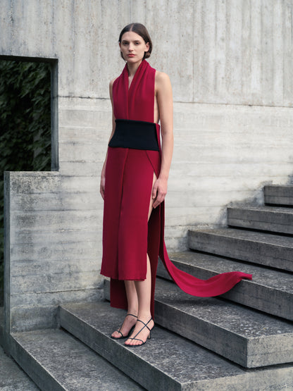 Pure Cashmere Maxi Ribbed Scarf