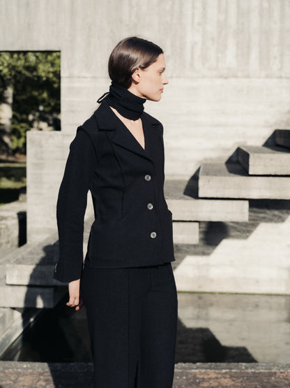 Boiled Wool Bar-Jacket