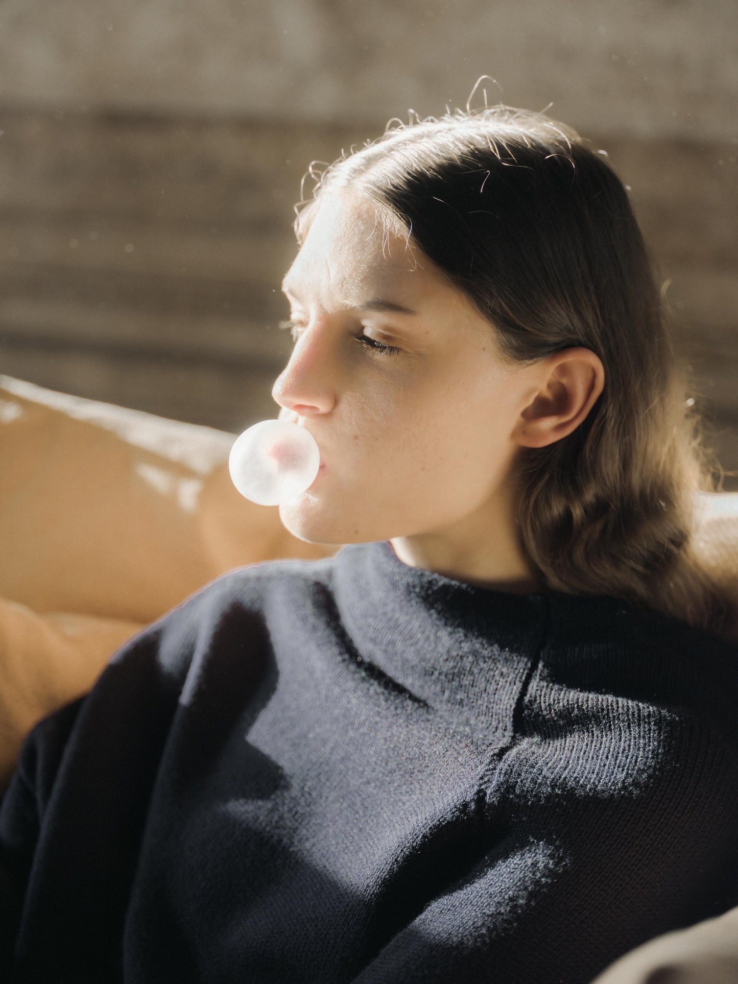 Extra Fine Merino Wool Maxi Volcano Sweater