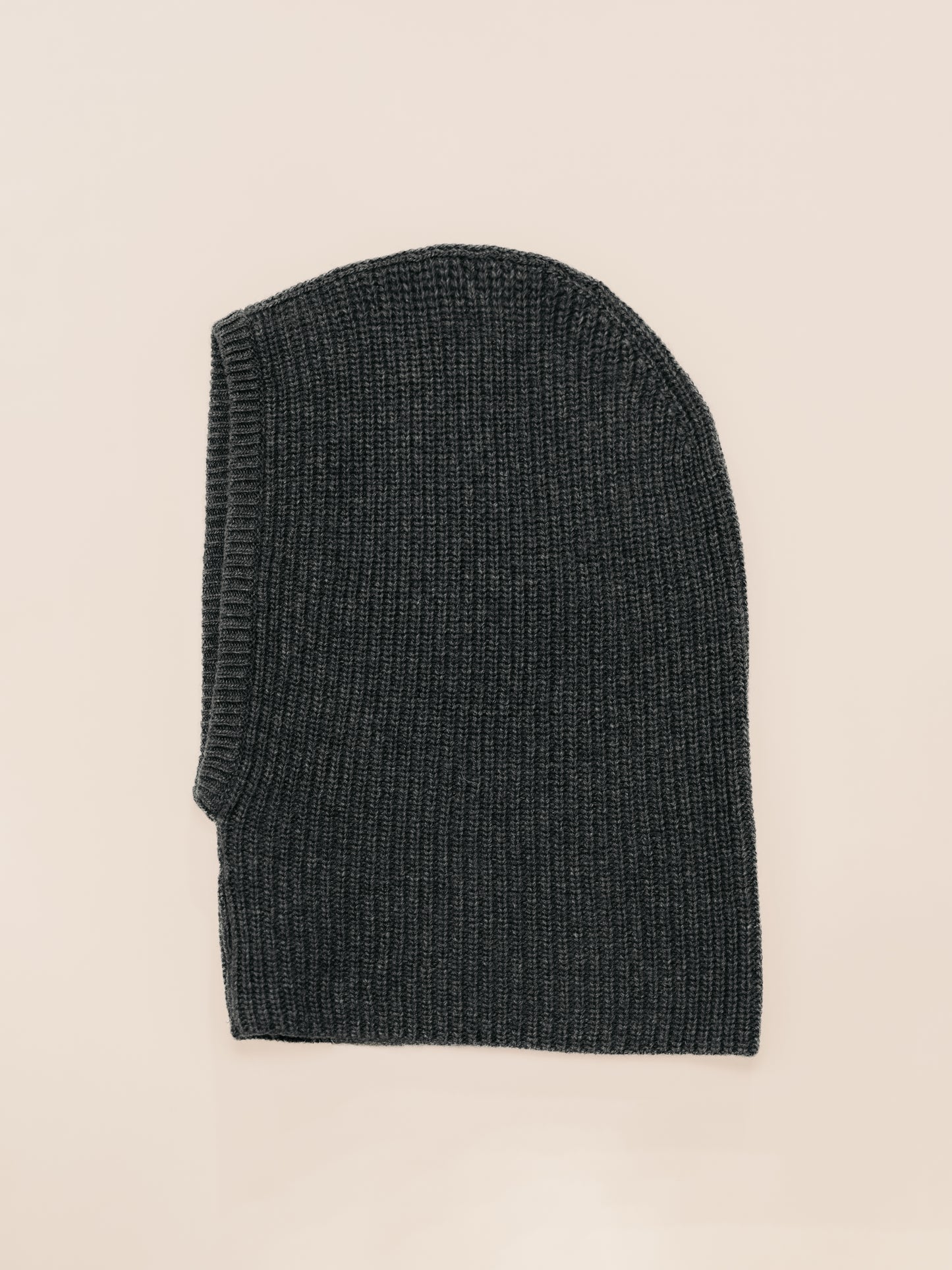 Cashmere Mix Ribbed Balaclava