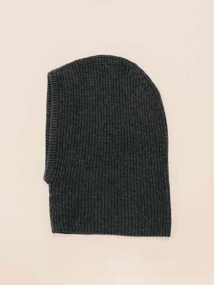 Cashmere Mix Ribbed Balaclava