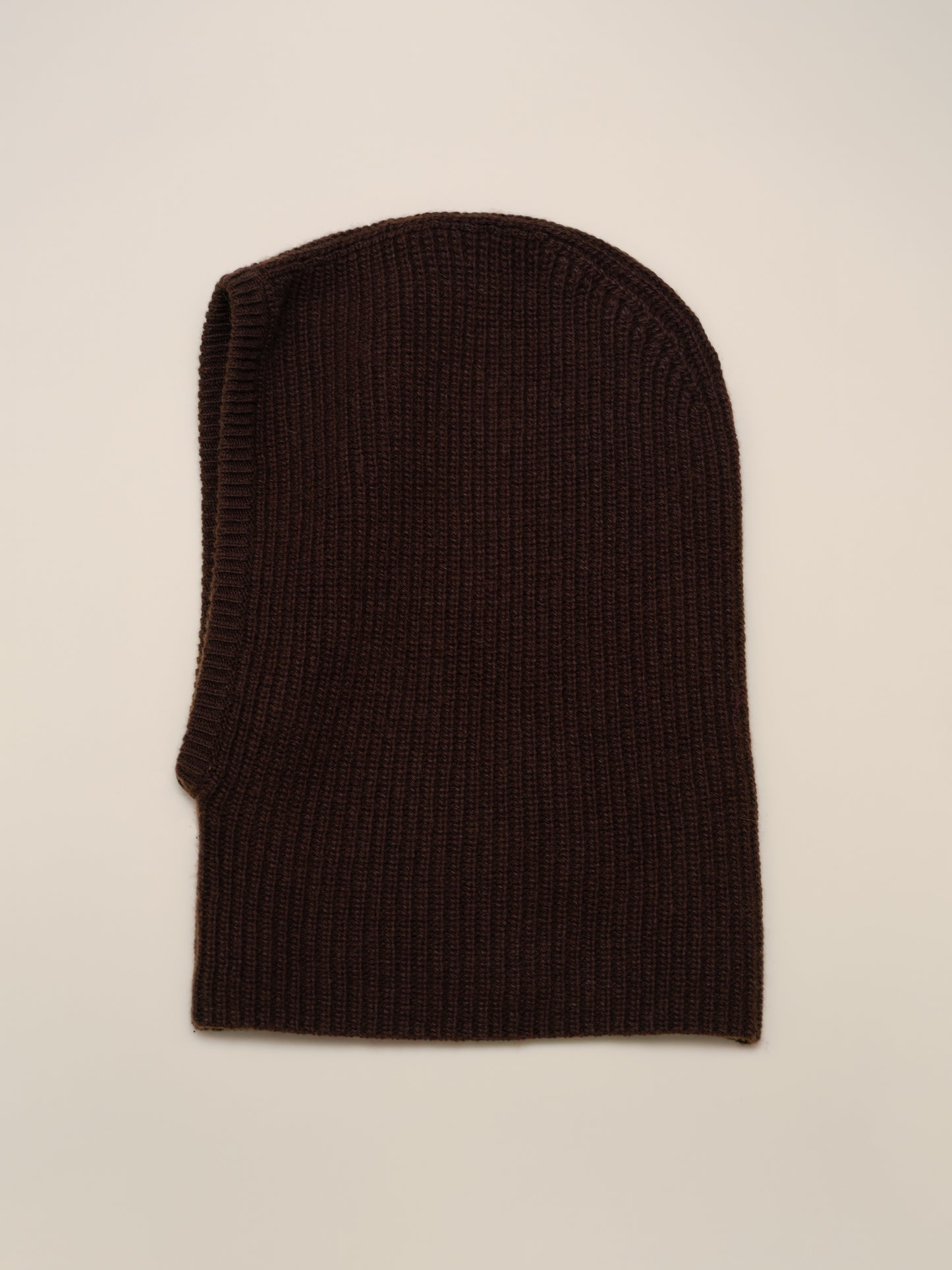 Cashmere Mix Ribbed Balaclava