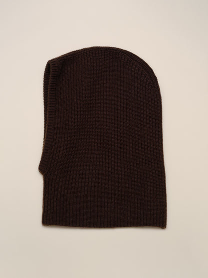 Cashmere Mix Ribbed Balaclava