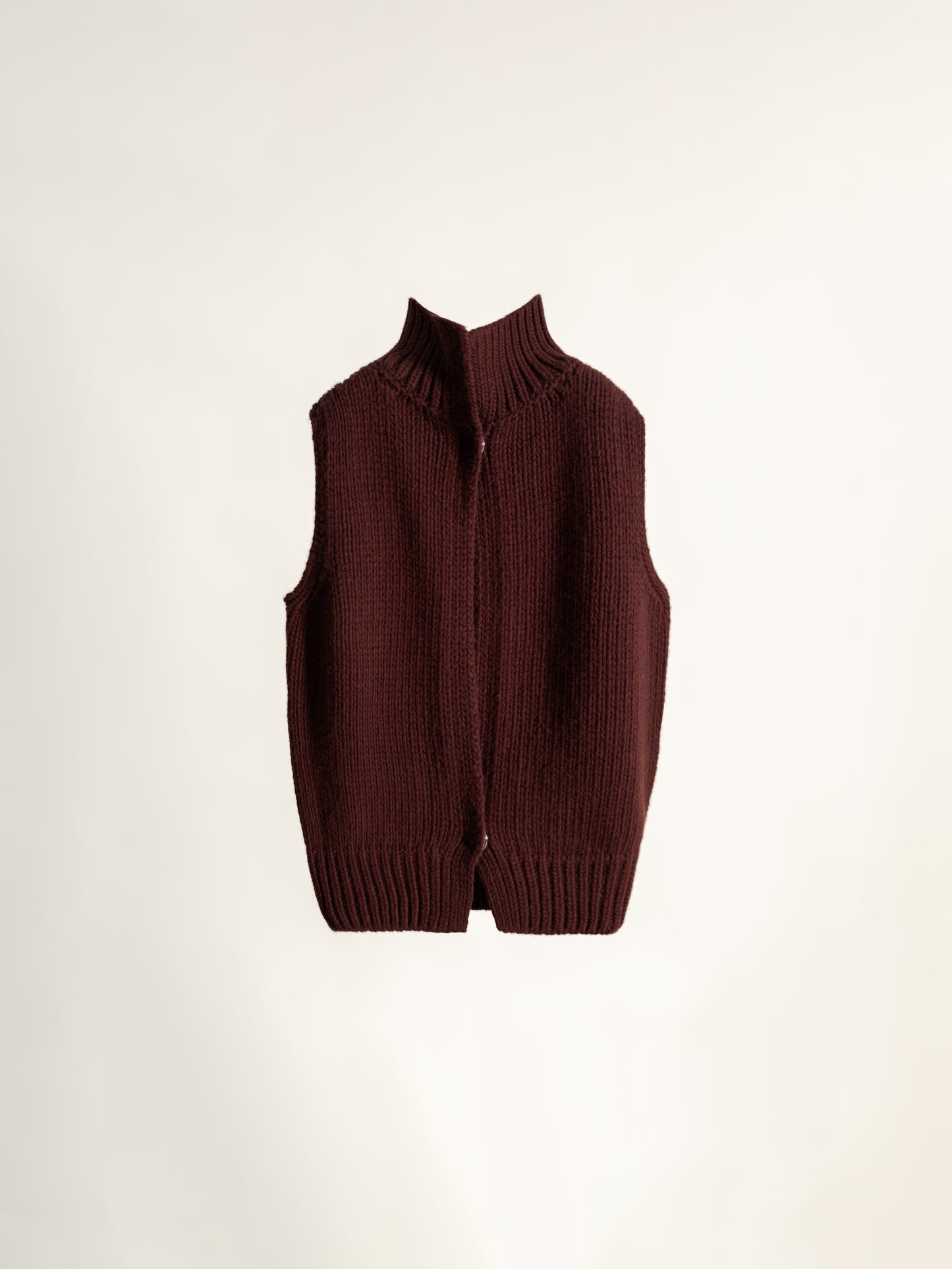 Cashmere Mix Slevelees Top