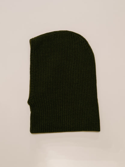 Cashmere Mix Ribbed Balaclava