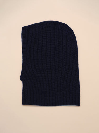 Cashmere Mix Ribbed Balaclava