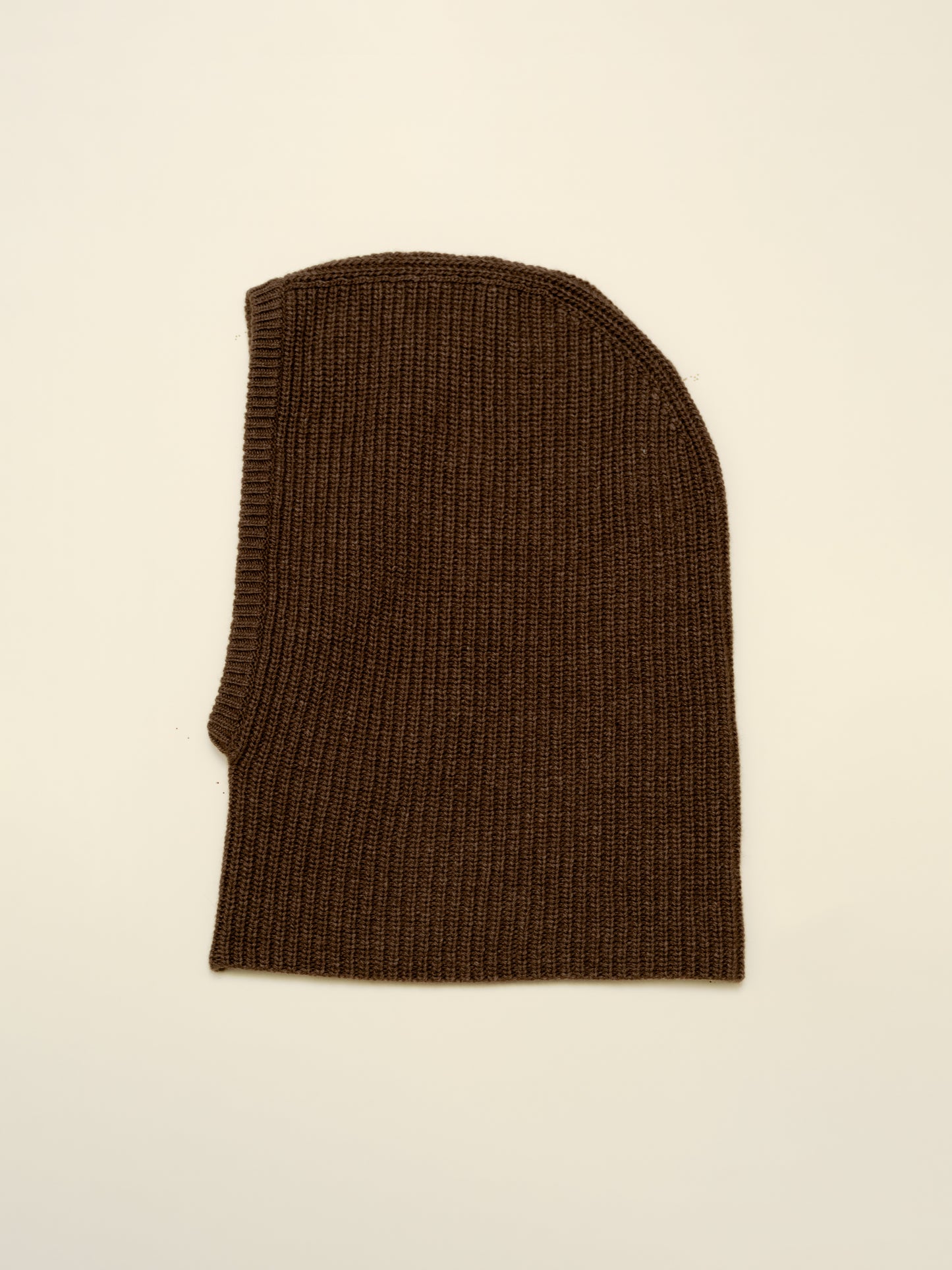 Cashmere Mix Ribbed Balaclava