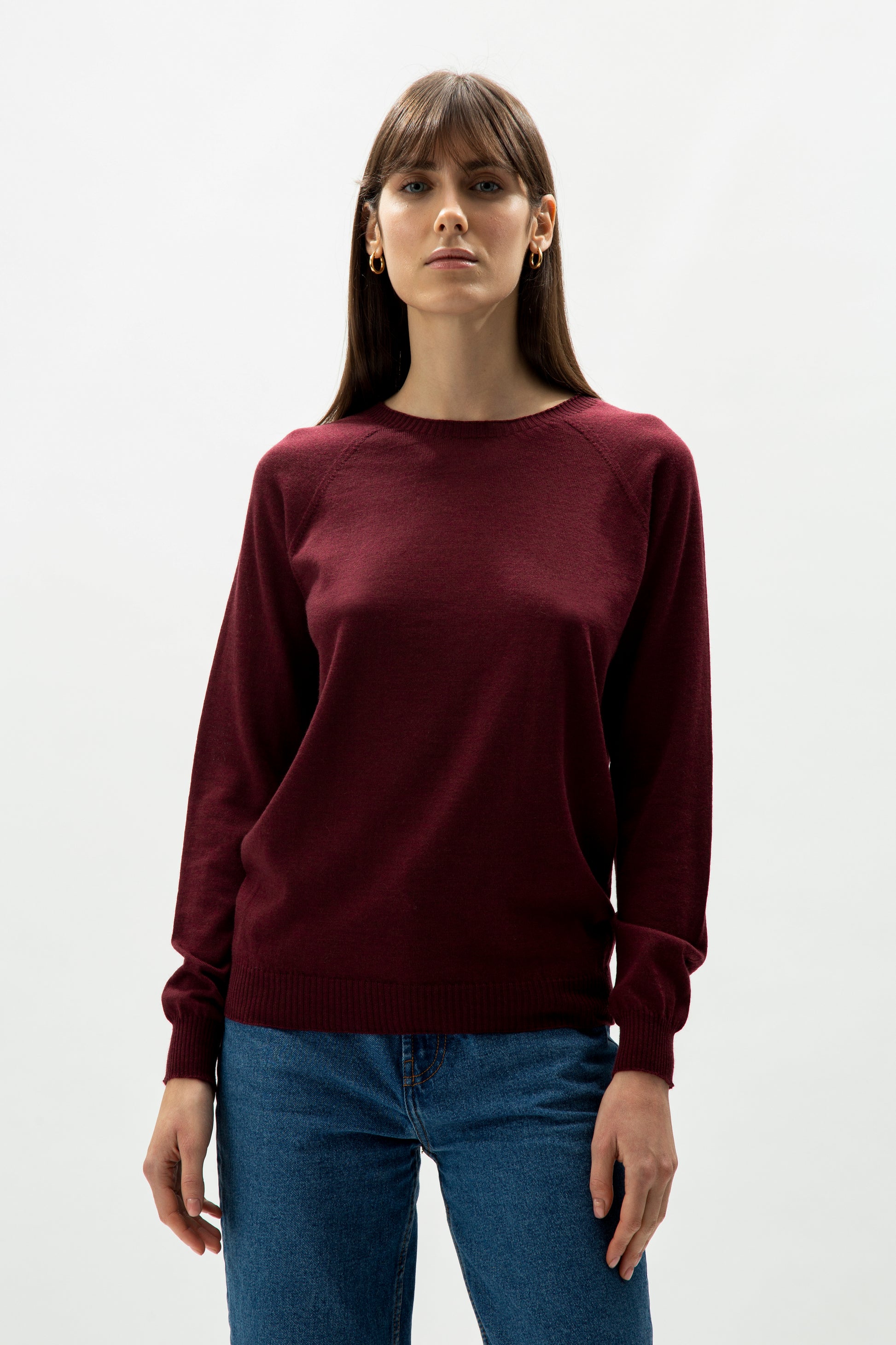 Extra fine merino wool crew neck pullover - most.it.knit