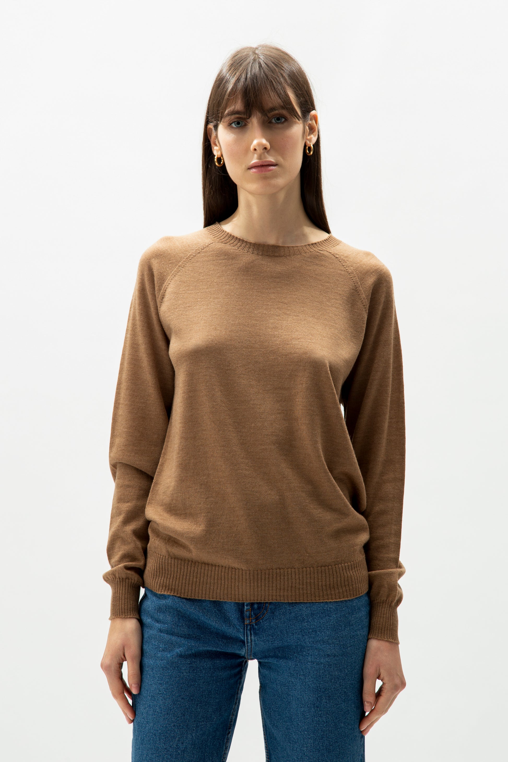 Extra fine merino wool crew neck pullover - most.it.knit