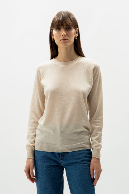 Extra fine merino wool crew neck pullover - most.it.knit