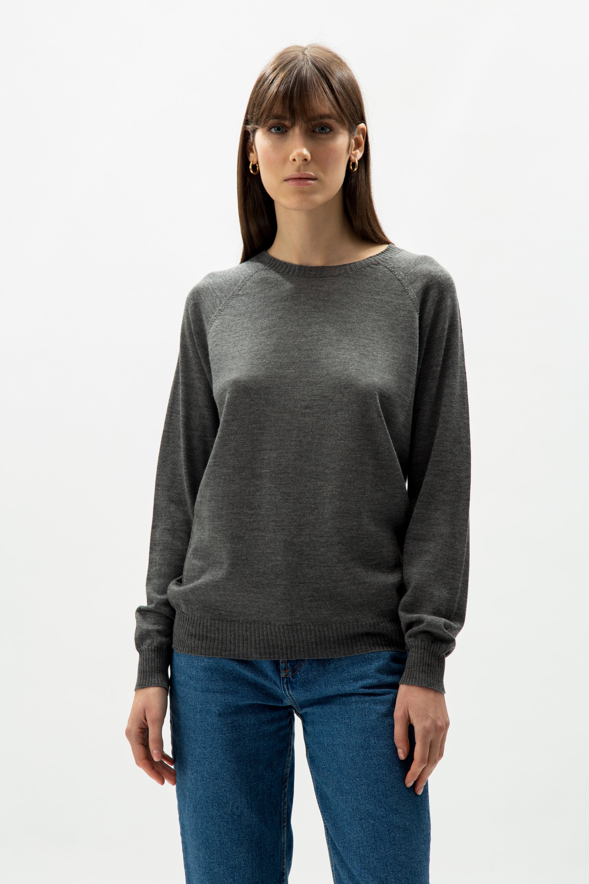 Extra fine merino wool crew neck pullover - most.it.knit