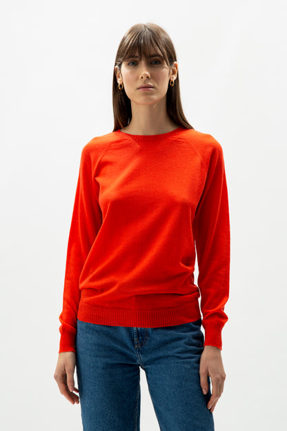 Extra fine merino wool crew neck pullover - most.it.knit