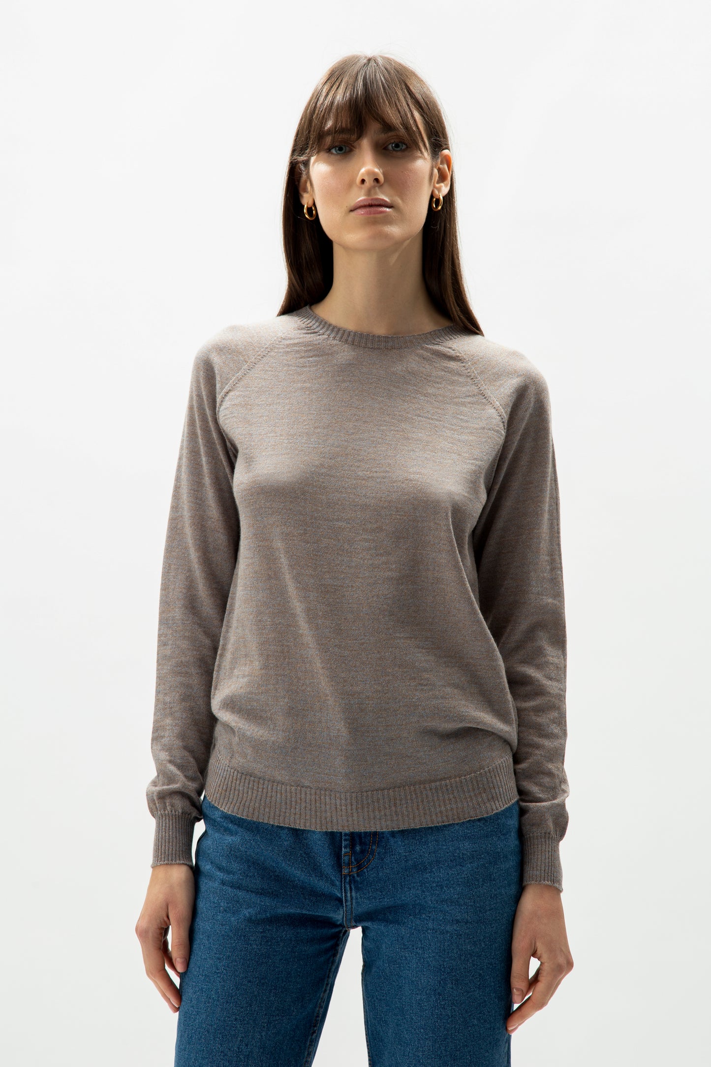 Extra fine merino wool crew neck pullover - most.it.knit