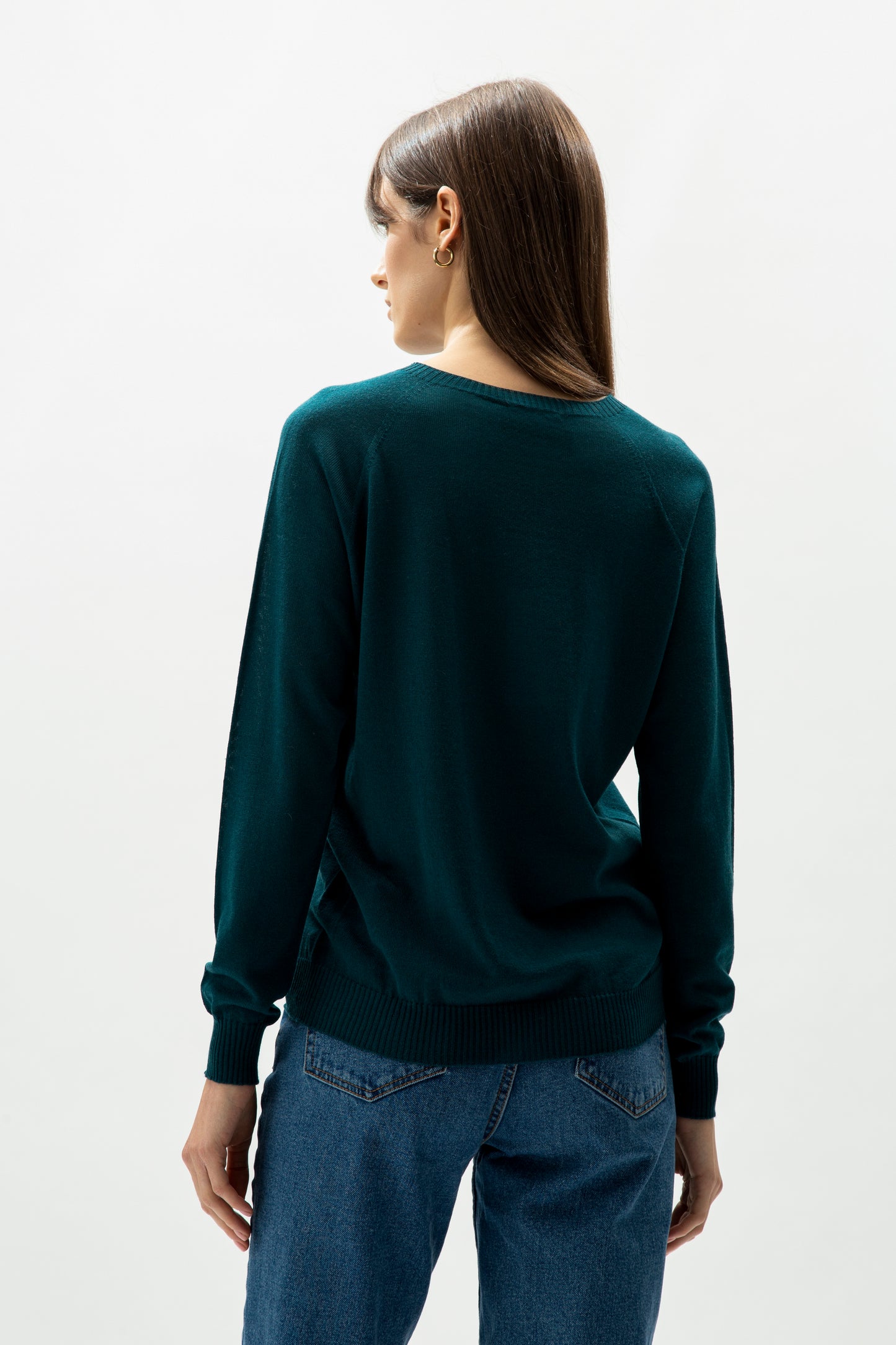 Extra fine merino wool crew neck pullover - most.it.knit