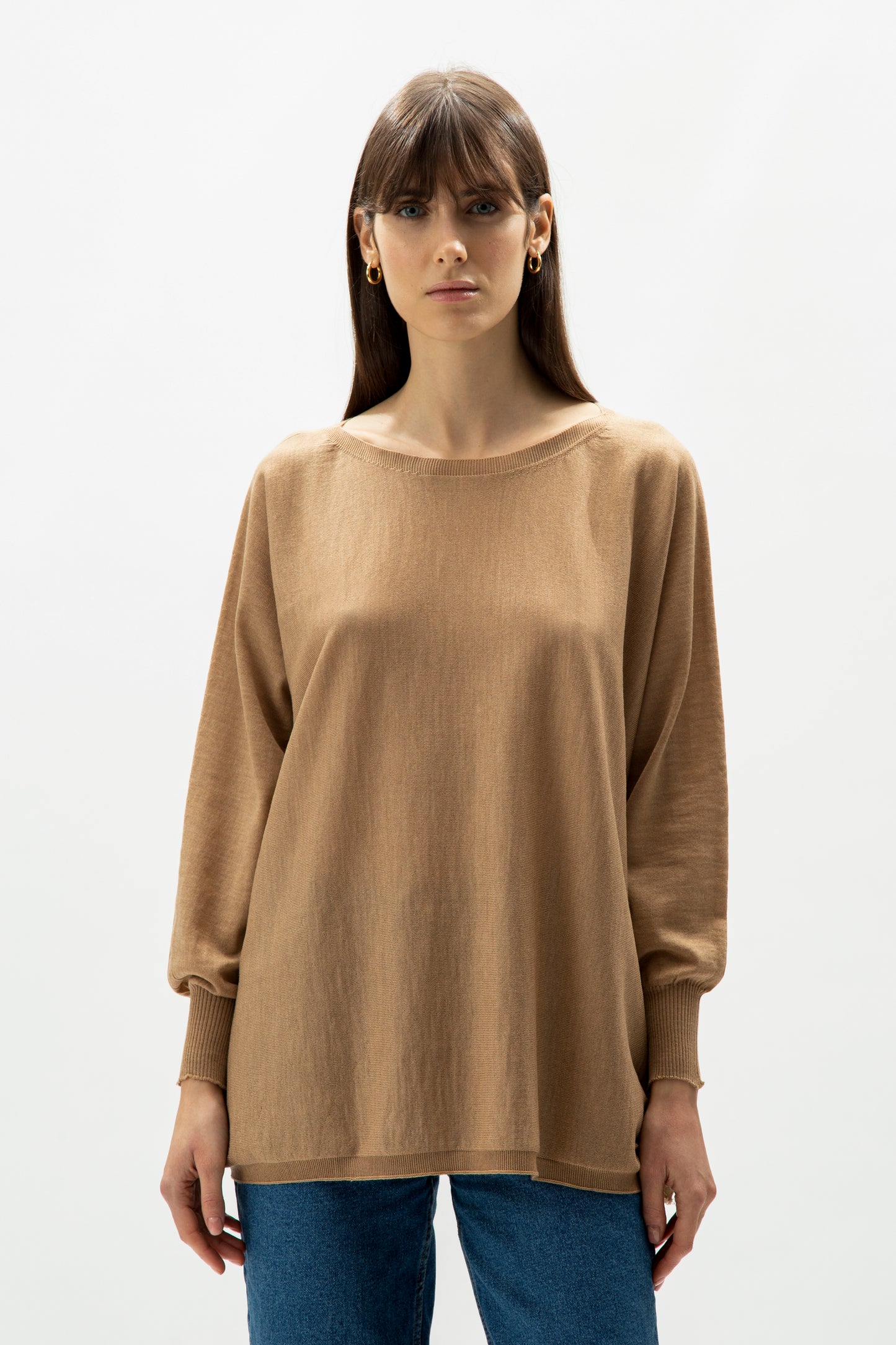 Extra fine merino wool boat neck pullover  - most.it.knit