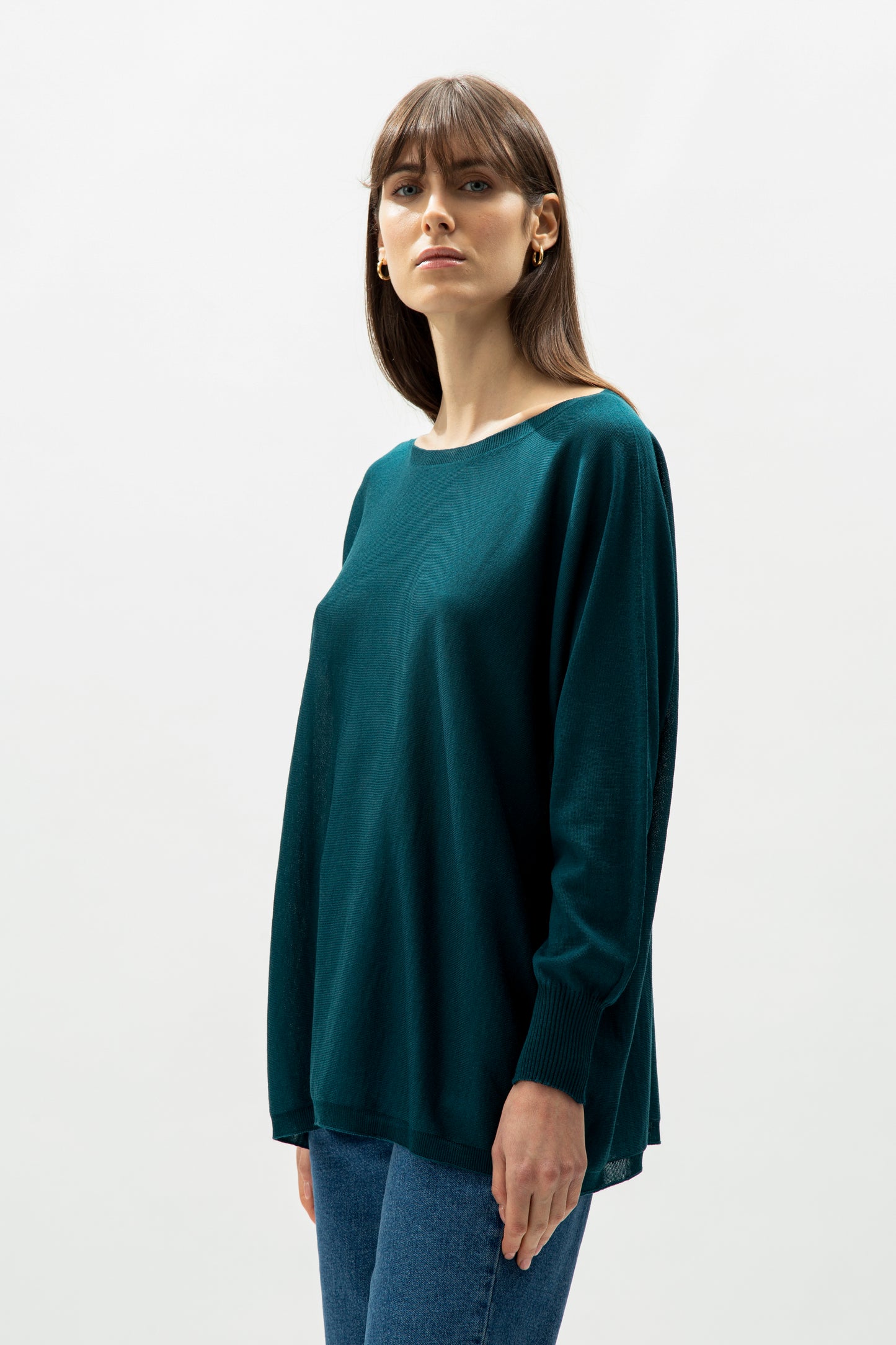 Extra fine merino wool boat neck pullover  - most.it.knit