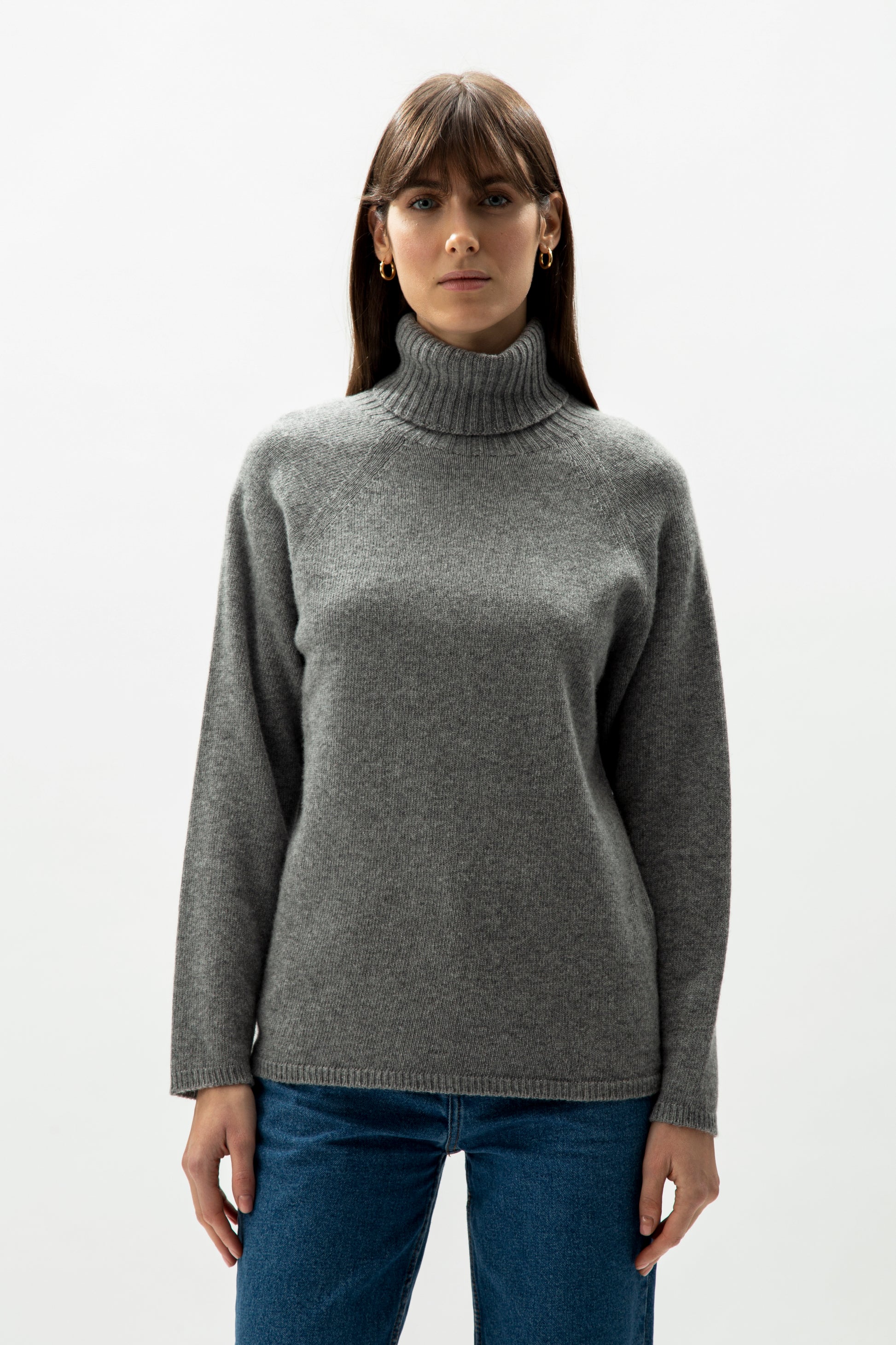 Cashmere mix turtleneck sweater - most.it.knit