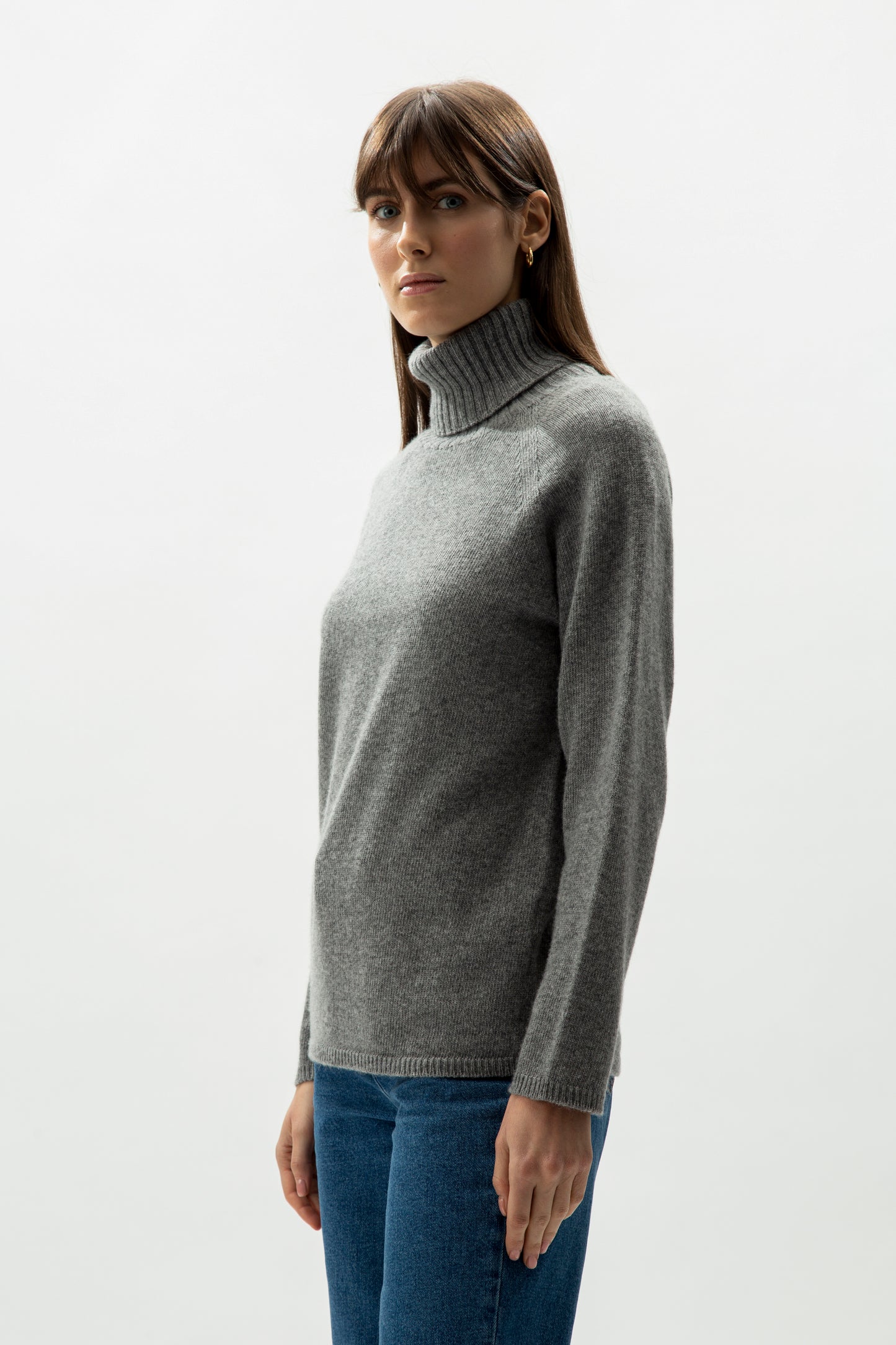 Cashmere mix turtleneck sweater - most.it.knit