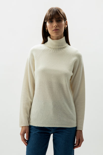 Cashmere mix turtleneck sweater - most.it.knit