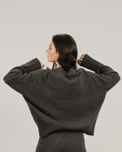 Cashmere Mix Crewneck Sweater